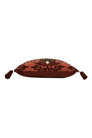 Housse de coussin Romance Vegetal - Bordeaux - 45 x 45 cm