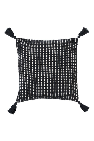 Housse de coussin Courba - Noir - 45 x 45 cm
