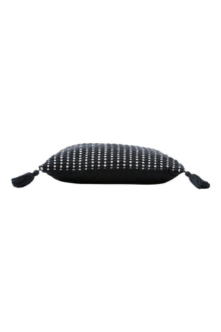 Housse de coussin Courba - Noir - 45 x 45 cm