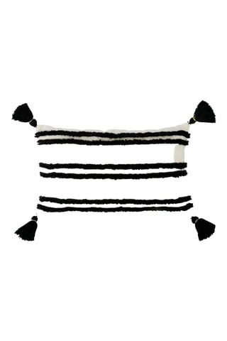 Housse de coussin Ligne - Blanc - 50 x 30 cm