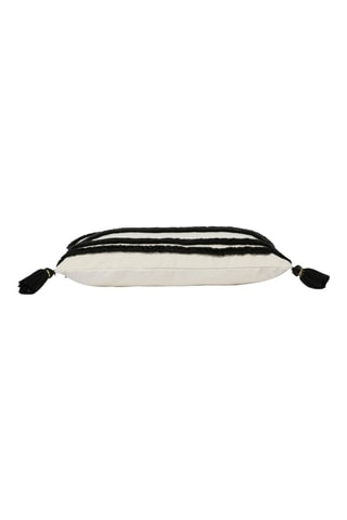 Housse de coussin Ligne - Blanc - 50 x 30 cm