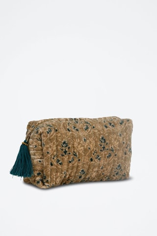 2 pochettes - Beige et vert émeraude