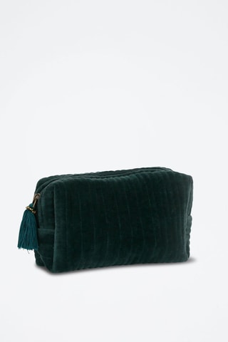 2 pochettes - Beige et vert émeraude