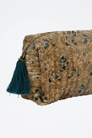 2 pochettes - Beige et vert émeraude