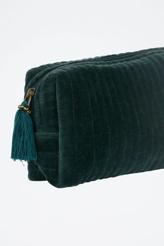 2 pochettes - Beige et vert émeraude