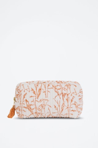 2 pochettes Bohème - Rouge brique et blanc