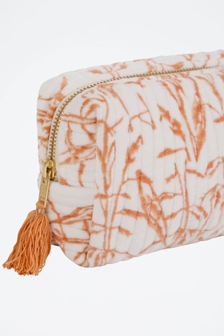 2 pochettes Bohème - Rouge brique et blanc