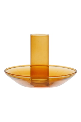 Bougeoir Funky - 8 cm - Jaune