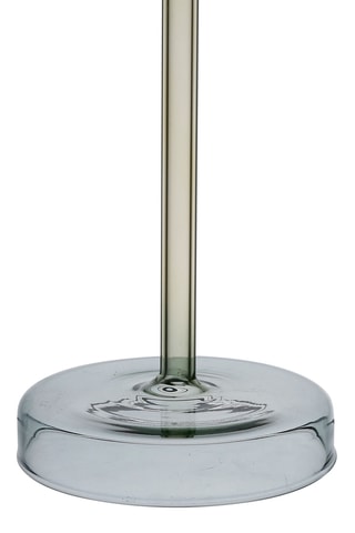 Bougeoir en verre borosilicate Funky - 25 cm - Jaune