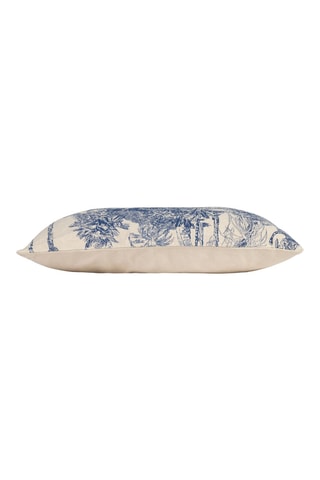 Housse de coussin Mocoa - Indigo et écru - 50 x30 cm