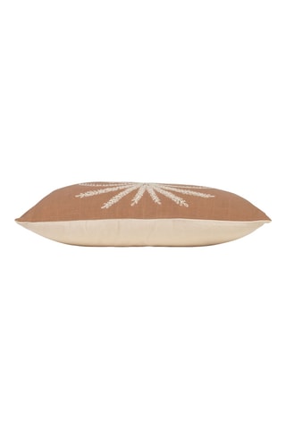 Housse de coussin Nomadea - Rouge brique et écru - 50 x 30 cm