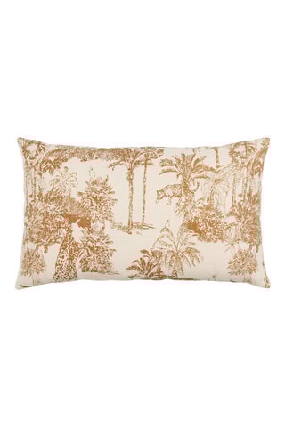 Housse de coussin Mocoa - Camel et écru - 50 x30 cm