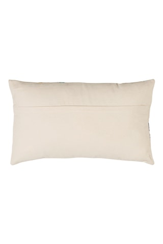 Housse de coussin Mocoa - Beige et bleu marine - 50 x30 cm