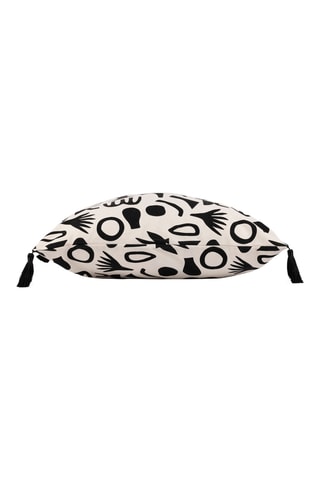 Housse de coussin Minimal - Noir et blanc - 45 x 45 cm