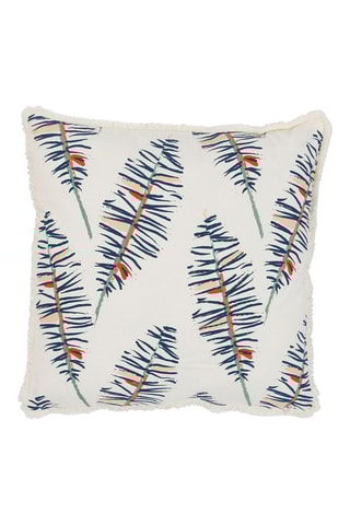 Housse de coussin Tropic'art - Bleu marine - 45 x 45 cm