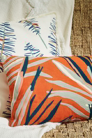 Housse de coussin Tropic'art - Bleu marine - 45 x 45 cm
