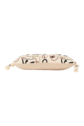 Housse de coussin Terre Brulee - Ecru - 50 x 30 cm