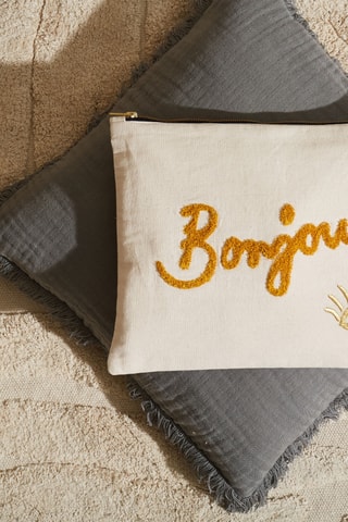 Housse de coussin Earth Note - Kaki - 45 x 45 cm