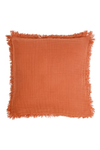 Housse de coussin Earth Note - Rouge brique - 45 x 45 cm