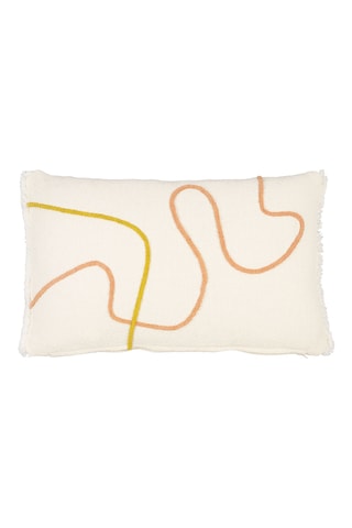 Housse coussin Funky - Ecru - 50 x 30 cm