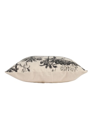 Housse de coussin Mocoa - Ecru et noir - 45 x 45 cm
