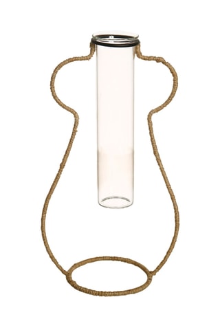 Vase soliflore Korda - 27,5 cm - Beige