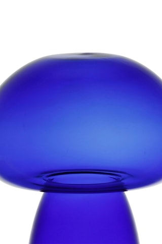 Décoration champignon Dilacia - 12 x 15,5 cm - Indigo