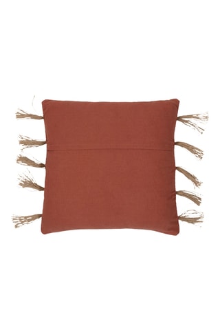 Housse de coussin Kolore - Rouge brique - 45 x 45 cm