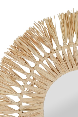 Miroir Raphia - 50 cm - Naturel