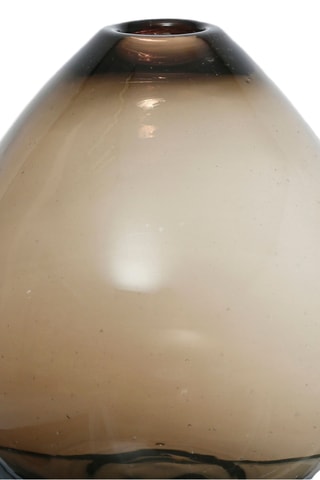 3 vases Cyrius - 12,5 cm - Ecru et marron clair