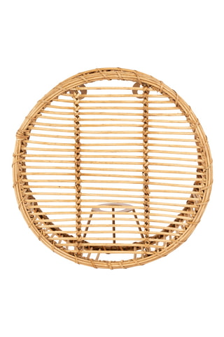 Abat-jour en rotin et bambou Flor-Gipsy - 32 cm - Naturel 