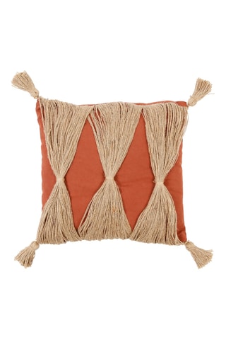 Housse de coussin Eterra - Rouge brique - 45 x 45 cm