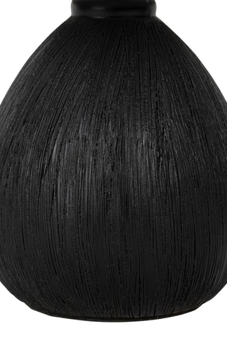 Lampe à poser en céramique et lin Minimal - Naturel