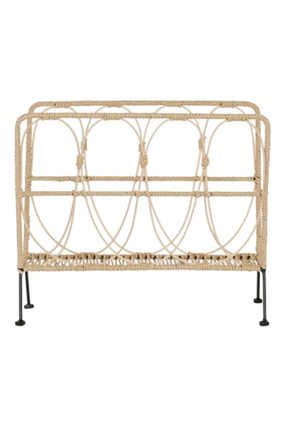 Porte magazines en rotin Element - 36 x 23 x 31 cm - Naturel