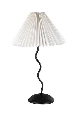 Lampe de table Funky - Noir et blanc - 60 W