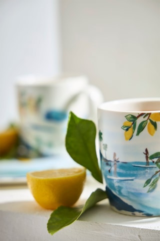 2 tasses à thé en porcelaine Medi - 35 cl