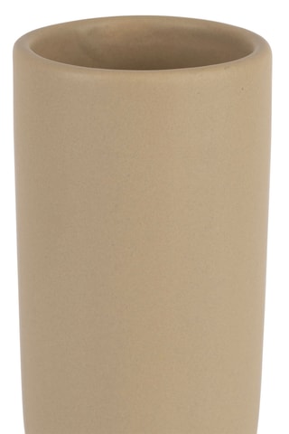 Vase en grès Organic - 10,5 cm - Beige