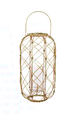 Lanterne en rotin Aria - 45 cm - Naturel