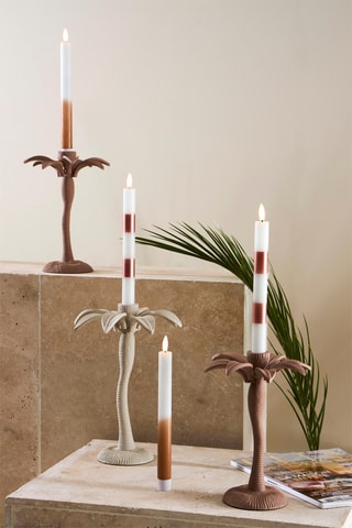Bougeoir Tropic Etoile - 24 cm - Nude
