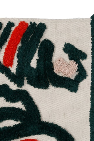 Tapis Tropic'art - Vert émeraude