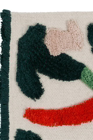Tapis Tropic'art - Vert émeraude