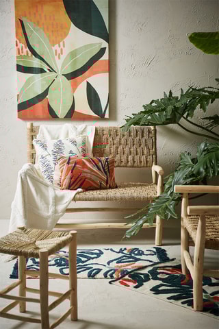 Tapis Tropic'art - Vert émeraude