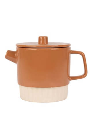 Théière en grès Cannelle - 90 cl - Camel
