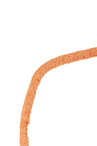 Tapis tufté Funky - Ecru et corail