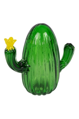Décoration cactus Lumi - 15,5 x 7,5 x 15 cm - Vert