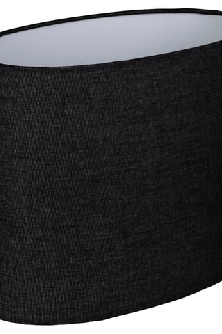 Lampe à poser en céramique Lignes - Ecru et noir - 40 W