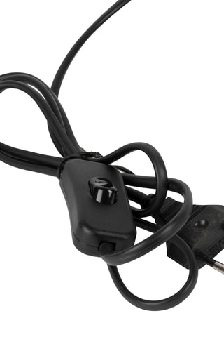 Lampe Tumul - Noir et naturel - 40 W