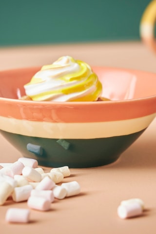 4 coupelles en porcelaine Funky - 14,5 cm