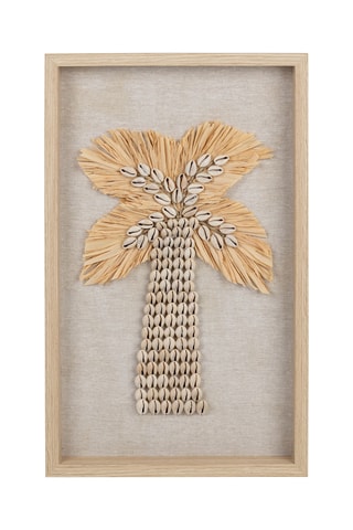 Tableau en bois Cauri - 50 x 30 x 4 cm