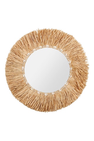 Miroir Cauri - 52 cm - Naturel